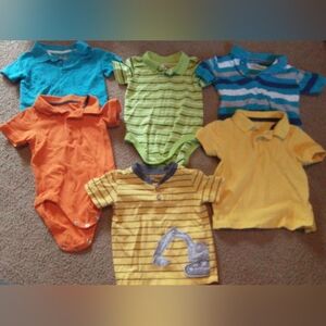 Colorful Baby Onesies Set